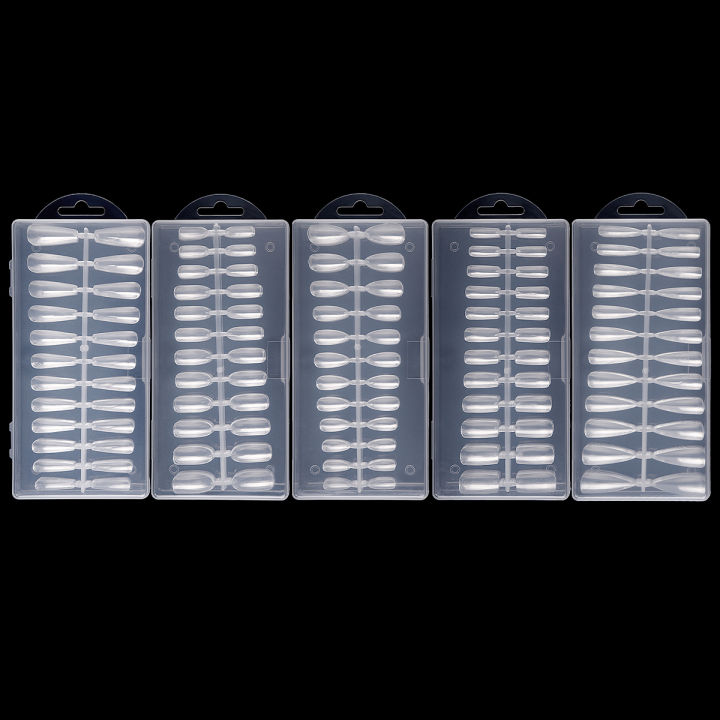 Myyeah%201%20Piece%20Full%20Cover%20Extension%20Acrylic%20False%20Nail%20Tips%205%20Styles%20Transparent%20French%20Fake%20Nail%20Tip%20Manicure%20Tool%20-%20Image%206