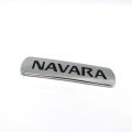 For Nissan Navara Rear Back Logo Plate Emblems Sticker Decal Frontier Pickup D21 D22 D23 D40 Side Door Chrome Nameplate. 
