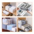 3Pcs Wardrobe Clothes Organizer,Mesh Foldable Drawer Organizers. 