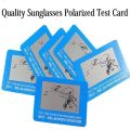 Hot 3 Pc Free Wear Glasses to check Polarized test card help you to check you Sunglasses Polarized or not CC2522. 