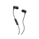 Skullcandy Jib 3.5mm Jack Wired In-Ear Earphone High-Quality Effortless Bass Sound Built-In Microphone Remote Control Lightweight Black Earphone. 