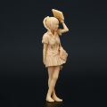 1:87 1:64 1:43 Schoolgirl Models Miniature Handicraft Figure White Model Need To Be Colored By Yourself. 