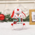 Santa-themed Christmas Gift Bag Festive Candy Jar Plastic Candy Jar For Christmas Christmas Candy Box For Santa Elk And Snowman Clear Gift Box. 