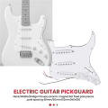 Single Coil Pickup SSS Electric Prewired Pickguard for ST SQ Guitar. 