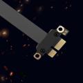 Extender Ribbon Adapter Extension Cable PCI-E 1X Slot Extension Riser Card. 