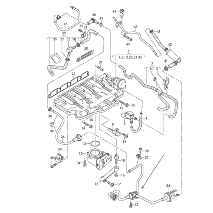 Carbon%20Canister%20Control%20Valve%20Vapor%20Canister%20Purge%20Valve%20Connecting%20Hose%2006H133781CJ%20for%20A4L%20Q5%20Auto%20Parts%20-%20Image%206