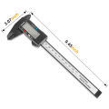 Janedreams Digital Caliper Measuring Tool 6 "150mm Messschieber Paquimetro Measuring Instrument Vernier Calipers Gauge Instrument Digital Vernier Calipers. 