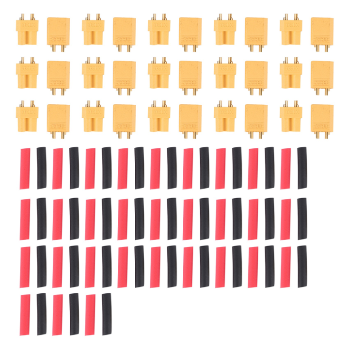 XT30 Male Female Battery Connectors XT30U Male Female Connectors