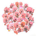 60/102Pcs/Set Korean Cartoon Little Beaver loopy Cute Emoticon Pack Sticker Hand Account Water Cup Mobile Phone Sticker. 