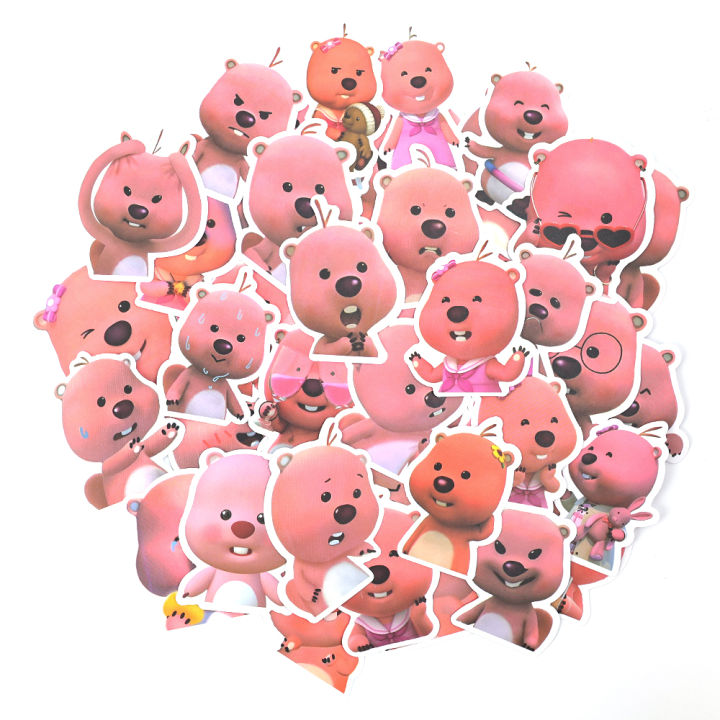 60/102Pcs/Set%20Korean%20Cartoon%20Little%20Beaver%20loopy%20Cute%20Emoticon%20Pack%20Sticker%20Hand%20Account%20Water%20Cup%20Mobile%20Phone%20Sticker%20-%20Image%209