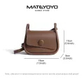 MATEYOYO Women's Shoulder Bag Fashion Sling Bag Retro Cross-body Bag Messenger Bag Small Square Bag Large Capacity Adjustable Shoulder Straps For Traveling Shopping. 