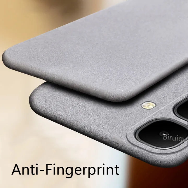(Free%20Tempered%20Glass)Biruiqu%20For%20Infinix%20Smart%2010%20Shockproof%20Anti%20Slip%20Soft%20TPU%20Sandstone%20Matte%20Back%20Case%20Cover%20-%20Image%206