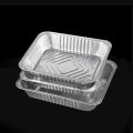 Disposable Aluminum Foil Pan Containers Takeout Pans with Lids for Baking Storing Heating Cooking Grilling Food 20PCS/Pack 2000ML. 