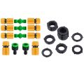 20x Garden Hose Washers Rubber Washers Seals,Self Locking Tabs Keep Washer & 13Pcs Plastic Garden Hose Tap Connector Kit. 