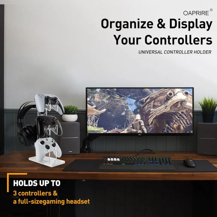 Floor%20Stand%20Display%20Holder%20Universal%203%20Tier%20Controller%20Holder%20and%20Headset%20Stand%20Game%20Accessories%20for%20PS5/PS4/PS3/PS2/Xbox%20-%20Image%202