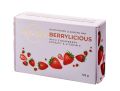 NEW DAY Berrylicious Moisturizing Soaps For Bath | Bath Soap Infused With Strawberry Extracts, & Vitamin E | Bathing Soap For Moisturizing & Cleansing, 125g per Soap, 3 QTY(FROM INDIA)NUZ. 