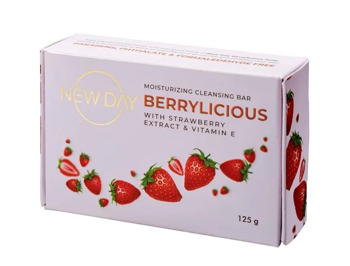 NEW%20DAY%20Berrylicious%20Moisturizing%20Soaps%20For%20Bath%20%7C%20Bath%20Soap%20Infused%20With%20Strawberry%20Extracts,%20&%20Vitamin%20E%20%7C%20Bathing%20Soap%20For%20Moisturizing%20&%20Cleansing,%20125g%20per%20Soap,%203%20QTY(FROM%20INDIA)NUZ%20-%20Image%206