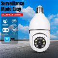3MP V380 Pro Wifi Camera Light Bulb E27 PTZ HD Infrared Night Vision Two Way Talk Baby Monitor Home Security Smart View. 