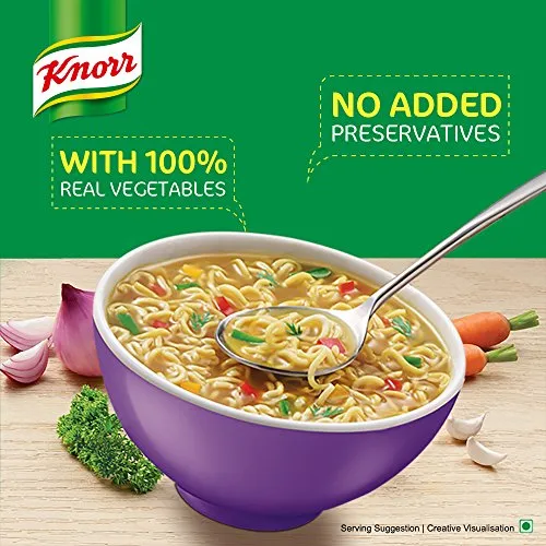 Knorr Hong Kong Manchow Soup with Real Vegetables , 44g / 46g (Weight May Vary)(FROM INDIA)JEZ