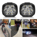 1pc Universal Round Motorcycle LED Head lamp 6W 9Led Distance Light Refit Motorcycle Night Work Light Cafe Racer. 