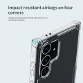 【User-friendly】 Nillkin Luxury Soft Case for Galaxy S24 Ultra Phone Cases Transparent TPU + PC Back Cover. 