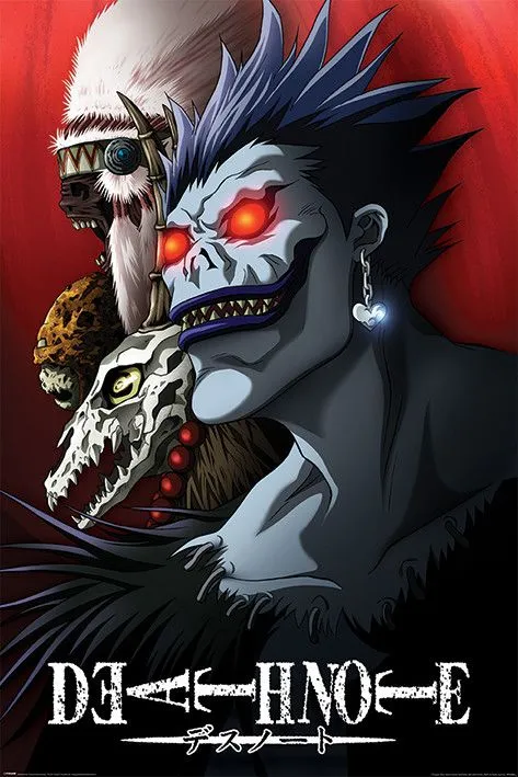 Anime Death Note Wall Poster / Buy 3 get 1 free/ size 18x12 inches / Printed / posters / Poster Hub  / room décor posters