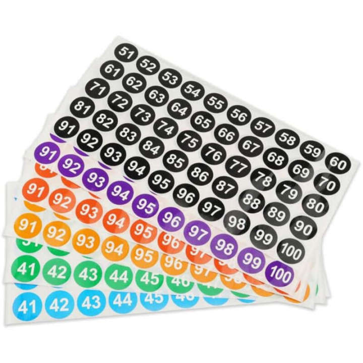 Linman%20Total%2010%20Sheets%20Consecutive%201-50%20and%2051-100%20Waterproof%20Adhesive%20Blue%20Background%20wNew%20style%20ith%20White%20Letters%20Number%20Stickers%20Round%20Self-Adhesive%20Labels%20for%20Labeling,%2025.4mm%20-%20Image%205
