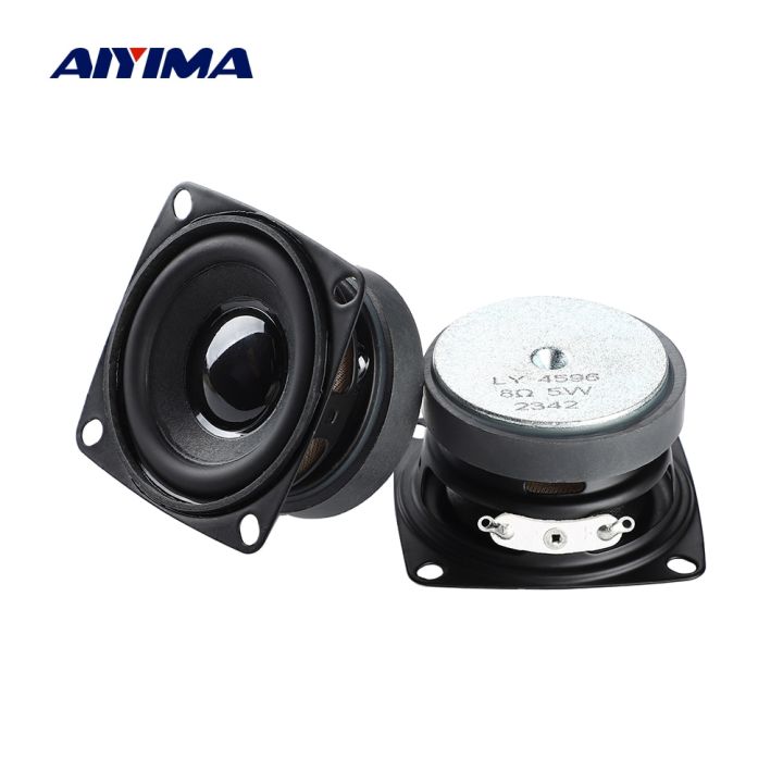 AIYIMA 2Pcs Subwoofer Speakers 2 Inch 4 Ohm/8 Ohm 5W Full Range Mini ...
