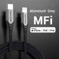Vention MFi USB C to Lightning Cable fo iPhone 13 12 Pro Max PD 18W Fast Charger Data Cable for Macbook iPad Pro USB Type C Cord. 