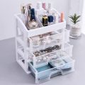 Cosmetic Storage Box Plastic Storage Rack Dressing Table Storage Rack Transparent Drawer Jewelry Box Desktop Finishing Box. 
