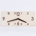 Wooden Wall Clock Rectangular 3D Big Hanging Clocks Retro Creative Home Living Room Office Decoration Wall Watch Quartz Clock. 