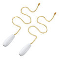 4 Pieces Ceiling Fan Chain Pulls Wooden Extension Pull Chain. 