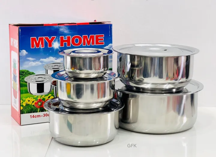 Stainless%20Steel%20Stock%20Pot%20/%20Food%20Container%205%20Pcs%20Set%20Steamer%20Pots%20with%20Lid%20Super%20Consist%20of%20Food%20Saver%20-%20Image%206