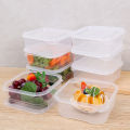Refrigerator food Storage Box with lid Frozen Meat Fresh-keeping Box Superimposed Organize Storage Containers. 