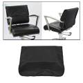 PROFESSIONAL HAIRDRESSING CHAIR BACK COVERS CLEAR BLACK 19" BARBER SHOP CHAIR PROTECTOR. 