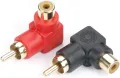 Stereo Speaker Audio Video HiFi Subwoofer Adapter Connectors 3.5mm 6.35mm Male Female Microphone AUX AV RCA Converter 1Pcs. 