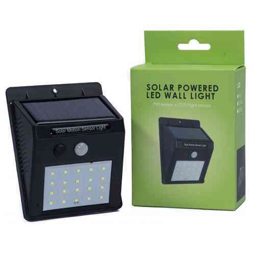 Solar Powered LED Wall Light 20 LED Automatic Motion Sensor