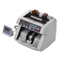 Professional Multi-Currency Bill Counter Automatic Money Counting Machine Cash Currency Banknote Detector Fast Count with UV/MG Counterfeit Bill Detection LED Display for USD EURO POUND CNY HKD etc. 