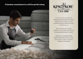 King Koil Posture Saver Melrose Pillow Top 11" - King Size Spring Mattress (72" x 78" x 11"). 