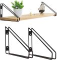 Vertical Type Self Bracket For Wall Mount Board - Floating Shelves Decorative  Wall Bracket for Bedroom, Bathroom, Kitchen, Room Decor. 