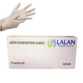 Lalan Latex Disposable Gloves - Powdered - Medium - 100pcs. 
