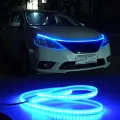 LED Car Hood Atmosphere Lght Strip Waterproof Auto Exterior Decoration Lighting Decorative Headlights Ambient Lamp 12V Universal. 