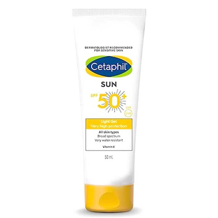 Cetaphil Sun SPF 50+ Light Gel - High Protection Sunscreen for Sensitive Skin 50ml