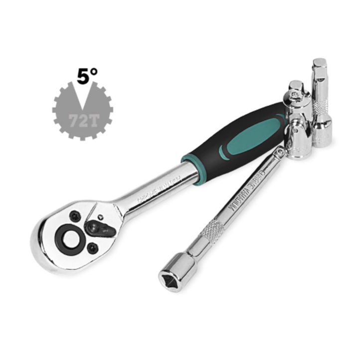 46pcs%201/4-Inch%20Socket%20Set%20Professional%20Car%20Repair%20Tool%20Ratchet%20Torque%20Wrench%20Combo%20Tools%20Kit%20Auto%20Repairing%20-%20Image%207