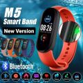 M5 Smart Band 5 - Fitness Bracelet Heart Rate Monitor Multi Sports Mode Watch for Mobile Men Women Gents Ladies Unisex (Features M4 M6 M7 116 Plus Y68 D13 D20 Y78 120 Plus F8 W34 T55 i7 i8 Pro Max T500 HW67 HW7 HW8) 178258591 STYLES-CMB (PVT) LTD. 