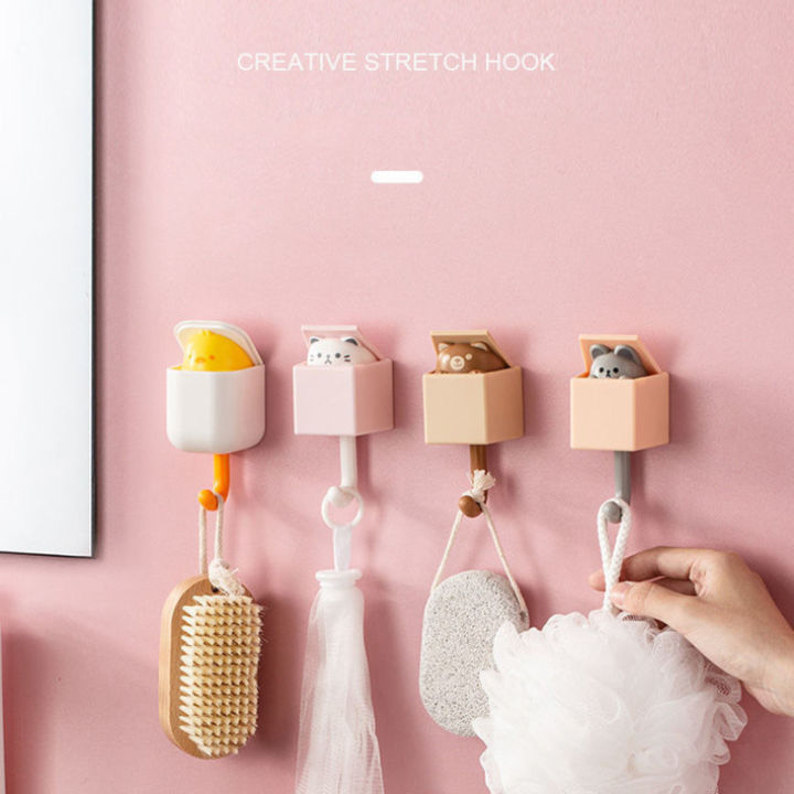 Carton%20Hook%20Seamless%20Dormitory%20Bedroom%20Door%20Hangers%20Creative%20Cute%20Pet%20Hooks%20Key%20Umbrella%20Towel%20Coat%20Rack%20Wall%20Decoration%20Hooks%20-%20Image%203