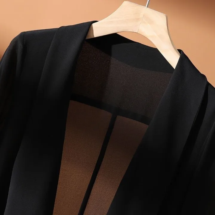 %E3%80%90Hot%20ticket%E3%80%91%20Women%20Blazers%20New%20Summer%20chiffon%20cardigan%20short%20shawl%20thin%20shirt%20sun%20protection%20solid%20color%20suit%20coat%20-%20Image%207