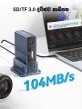 ACASIS 15-in-1 USB C Desktop Docking Station for USB-C Laptop, 4K HDMI Display, DP 4K/60 HZ, 2*USB3.1 10GBPS, SD/TF, Audio, RJ45 for Mac&Windows, DS-7A15. 