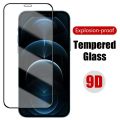 Full Cover Protective Glass For iPhone 16 15 14 13 12 11 Pro Max Mini X Xr Xs Max Tempered Glass Full Glue Shining Screen Protector. 