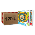 Rathna Exercise Single Ruled 120 Pages Books - 120 PCS Box. 